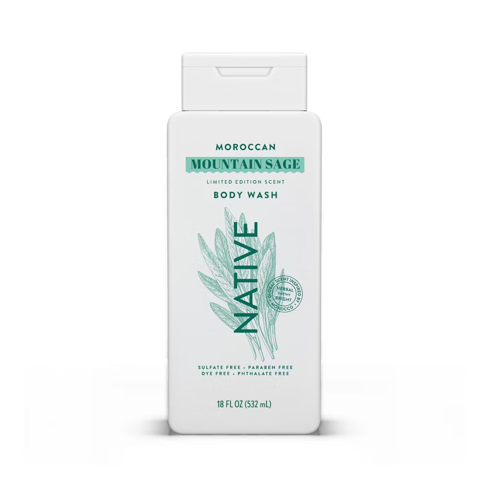 Native Passport Limited Edition Global Flavors Sulfate-Free Body Wash - Moroccan Mountain Sage - 18 fl oz