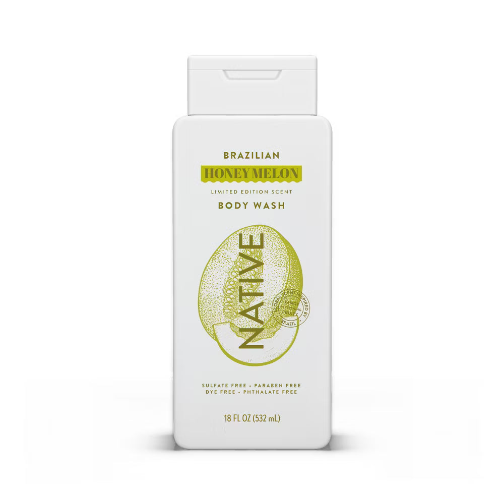 Native Passport Limited Edition Global Flavors Sulfate-Free Body Wash - Brazilian Honey Melon - 18 fl oz