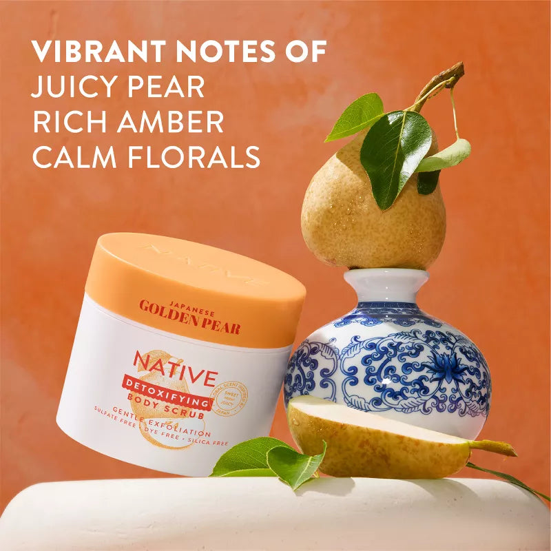 Native Passport Limited Edition Global Flavors Gentle Exfoliating Scrub - Japanese Golden Pear - 12 fl oz