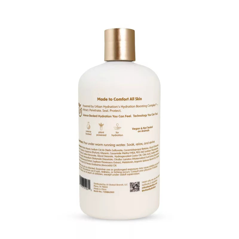 어반 하이드레이션 리뉴 & 리스토어 바닐라 버블 배스 16.9 fl. oz. – 바닐라 향 거품 입욕제