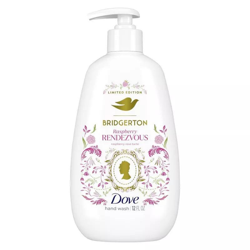 도브 브리저튼 한정판 핸드워시 라즈베리 랑데부 라즈베리 바닐라 향 12fl oz