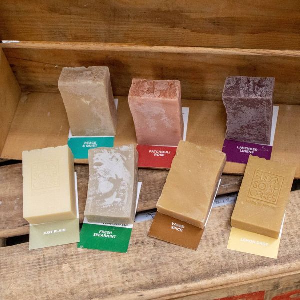 Sudsy Soapcakes Natural Soap Bars - Variety Pack of 7 Scented 4-ounce bars, Boxed