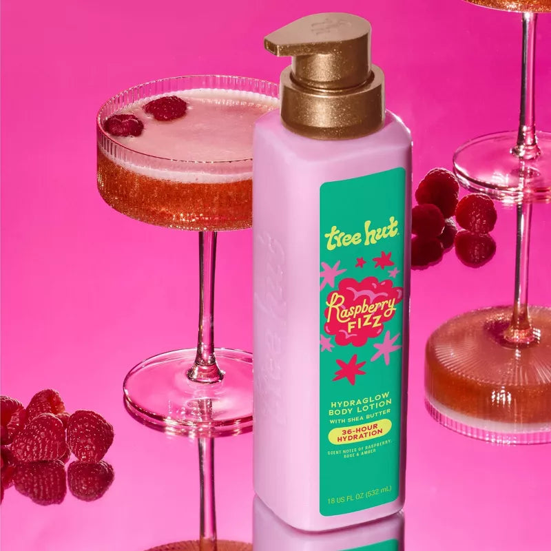 트리헛 하이드라글로우 바디 로션 라즈베리 피즈 18fl oz