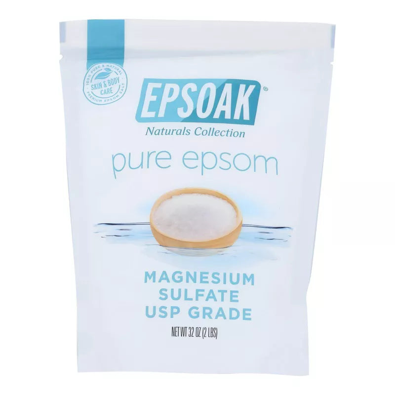 엡소크 퓨어 엡솜 무향 마그네슘 설페이트 2 lb 6 pk – 무향 엡솜 입욕 소금