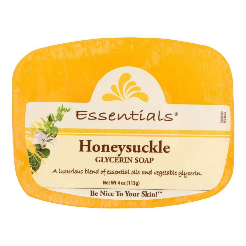 Clearly Natural Essentials Glycerine Bar Soap Honeysuckle - 4 oz