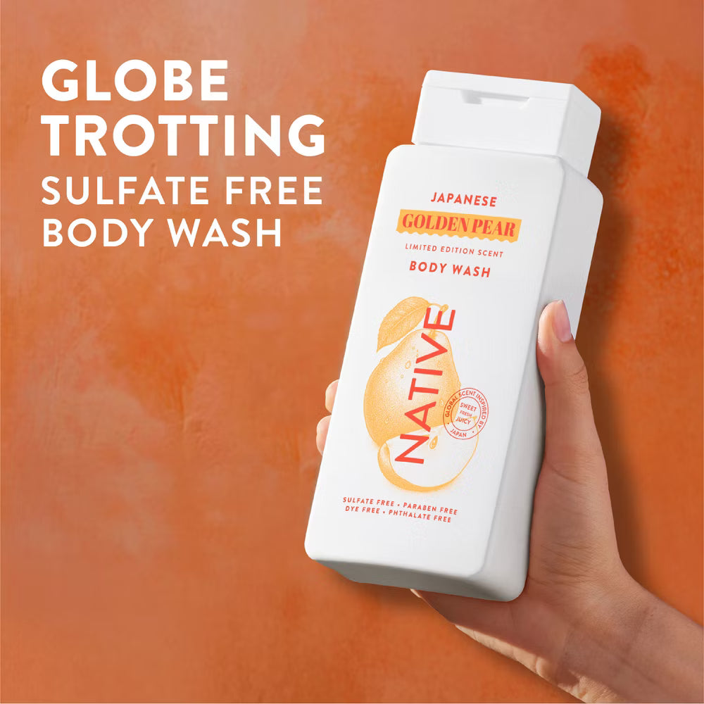 Native Passport Limited Edition Global Flavors Sulfate-Free Body Wash - Japanese Golden Pear - 18 fl oz