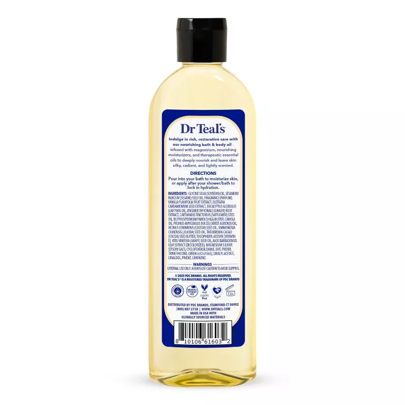 닥터틸스 바닐라 컴포트 바디 오일 8.8fl oz