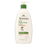 Aveeno Daily Moisturizing Lotion with Soothing Prebiotic Oat for Sensitive Skin -Hypoallergenic- Cocoa Butter Vanilla Scent - 18 fl oz