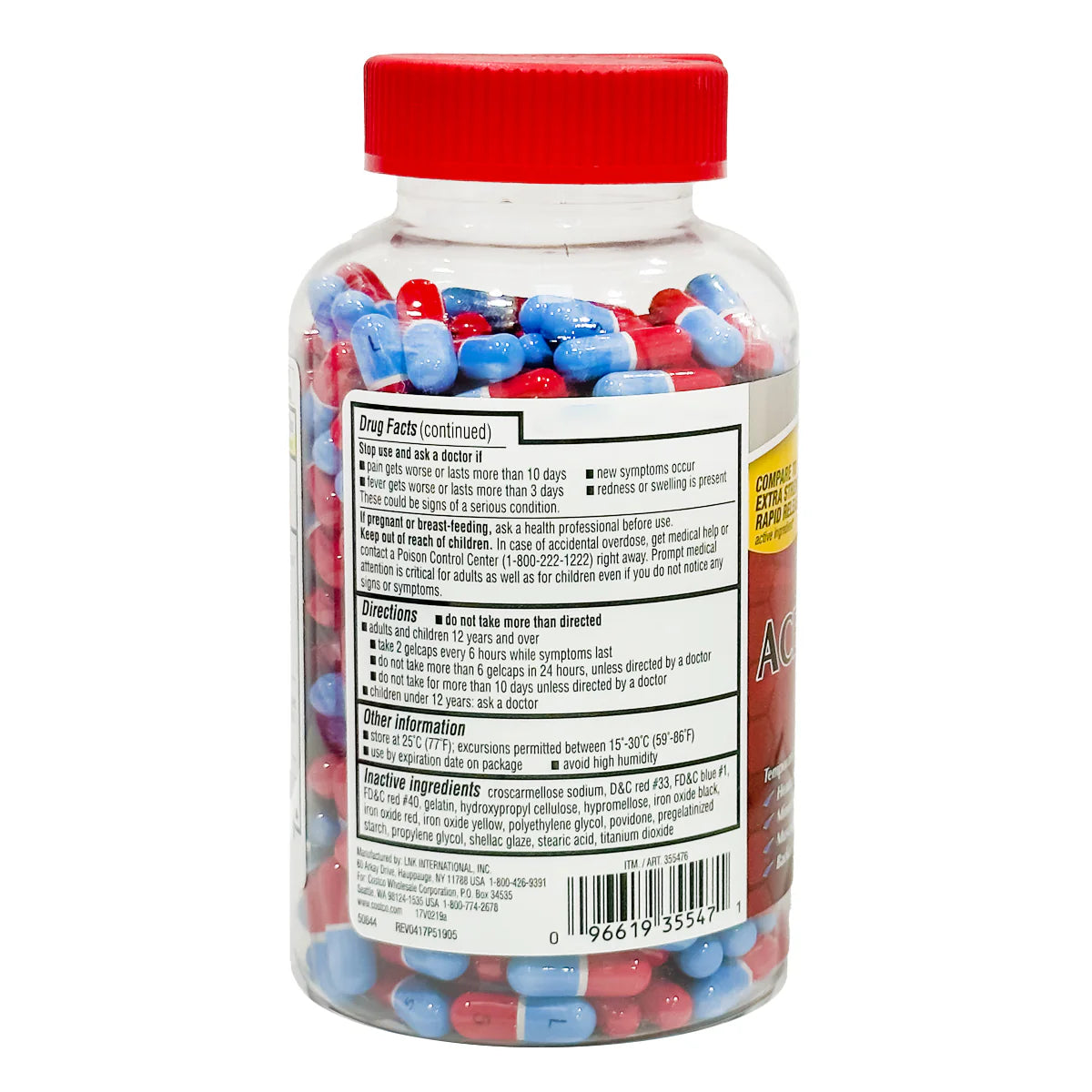 커클랜드 아세트아미노펜 500mg, 400정