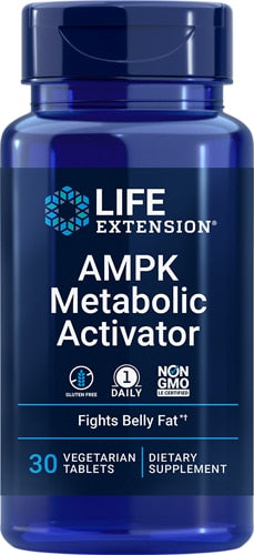 라이프 익스텐션 AMPK 메타볼릭 액티베이터 – 30정 – AMPK 경로 활성에 초점을 둔 포뮬러로 혈당·지질 대사와 체중 관리 보조