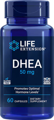 라이프 익스텐션 DHEA 50mg – 60캡슐 – 중간 용량의 호르몬 균형 보조용