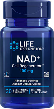라이프 익스텐션 NAD+ 셀 리제너레이터 100mg – 30 베지 캡슐 – 세포 에너지·노화 관련 대사 경로에 관여