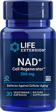 라이프 익스텐션 NAD+ 셀 리제너레이터 니코틴아마이드 리보사이드 300mg 30베지캡슐 – 니코틴아마이드 리보사이드를 함유해 NAD⁺ 생성과 세포 에너지 중심의 컨디션 관리를 돕는 포뮬러