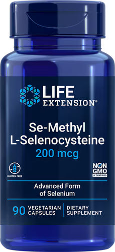 라이프 익스텐션 Se-메틸 L-셀레노시스테인 – 200mcg – 90 베지 캡슐 – 체내 이용률이 높은 활성형 셀레늄으로 항산화 보호와 면역 기능 보조