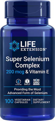 라이프 익스텐션 슈퍼 셀레늄 컴플렉스 – 200mcg – 100 베지 캡슐 – 다양한 형태의 셀레늄을 배합해 항산화 효소 활성과 면역 방어 기능 보조