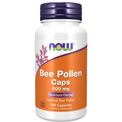 나우 비 폴렌 캡슐 500mg – 100캡슐 – 천연 영양 공급원으로 에너지·면역 보조