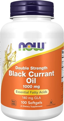 나우 블랙커런트 오일 1000mg – 100 소프트젤 – GLA와 오메가 지방산을 공급해 염증 반응 완화와 혈관·피부 건강 보조