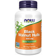 나우 블랙 월넛 헐 500mg – 100캡슐 – 장내 환경 정화와 미생물 균형 관리