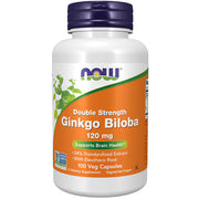 나우 징코 빌로바 더블 스트렝스 120mg – 100 베지 캡슐 – 뇌 혈류 개선과 기억력 보조