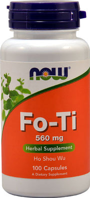 나우 포티(Fo-Ti) 560mg – 100캡슐 – 전통적으로 활력·모발·노화 관리에 사용되는 허브 보충제