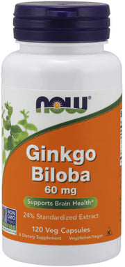 나우 징코 빌로바 60mg – 120 베지 캡슐 – 기억력·집중력 보조용 기본 포뮬러