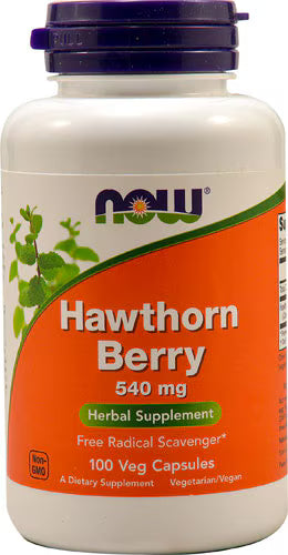 나우 호손 베리 – 540mg – 100 베지 캡슐 – 심장 수축력과 혈관 순환을 고려한 전통 허브