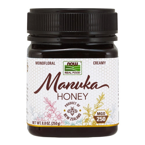 나우 리얼 푸드 마누카 허니 – 8.8oz – 천연 항균 특성을 지닌 마누카 꿀로 구강·면역 보조