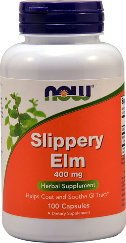 나우 슬리퍼리 엘름 400mg – 100캡슐 – 점액질 성분으로 위·장 점막 진정에 관여