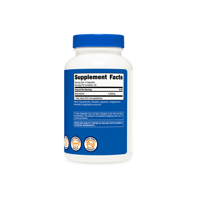 뉴트리코스트 베타알라닌 캡슐 – 운동 지구력과 근피로 관리를 돕는 아미노산