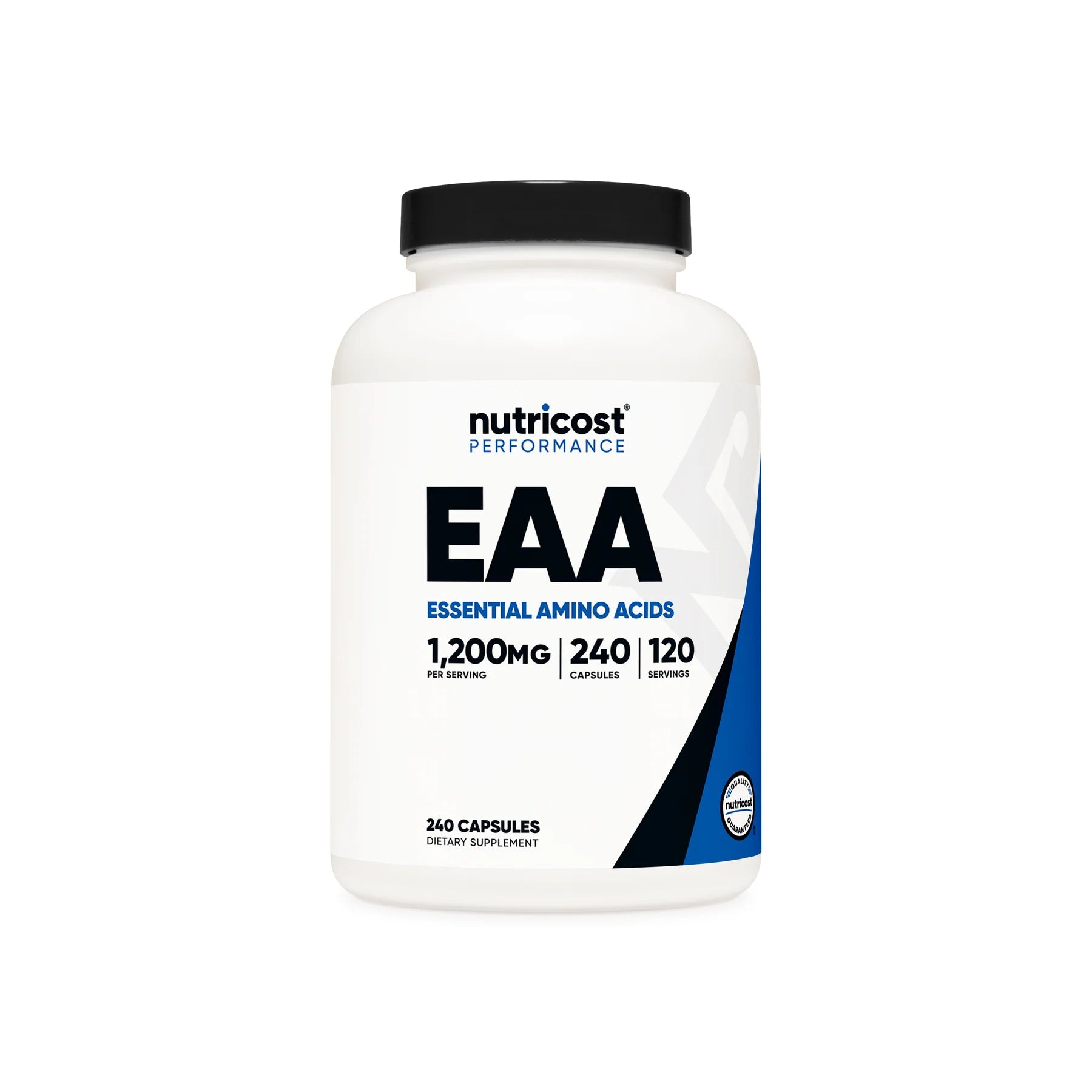 뉴트리코스트 EAA 1200 mg 240 캡슐 – 근육 회복·운동 후 영양 보충을 위한 필수 아미노산