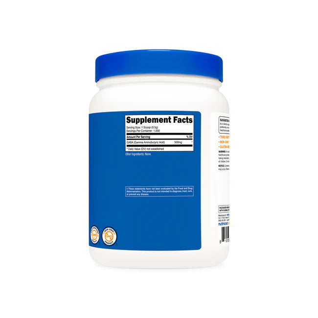 뉴트리코스트 퓨어 가바 파우더 500 g - 휴식과 이완 관리를 위한 파우더