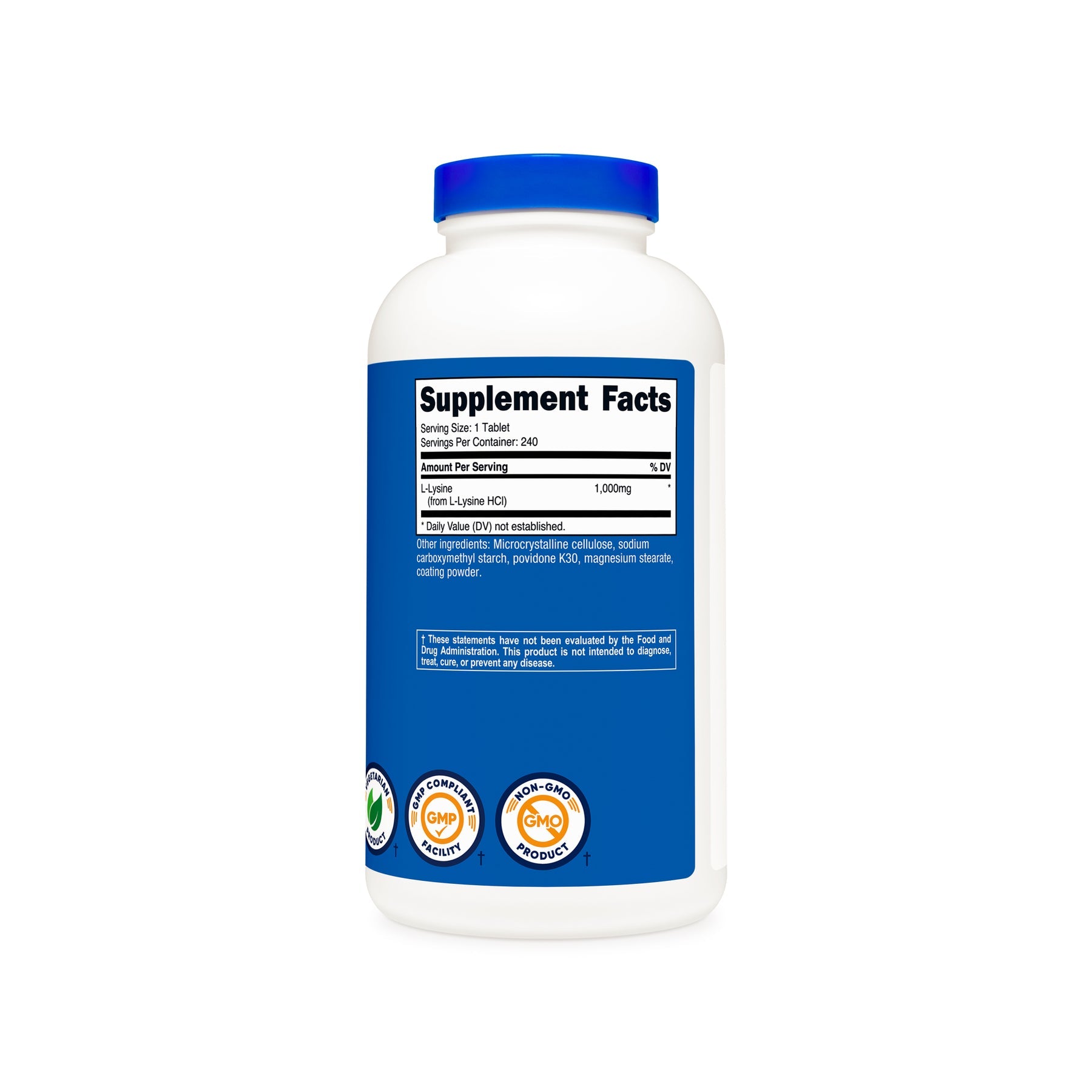 뉴트리코스트 엘라이신 (L-Lysine) 1000mg – 근육·면역·콜라겐 생성을 위한 필수 아미노산