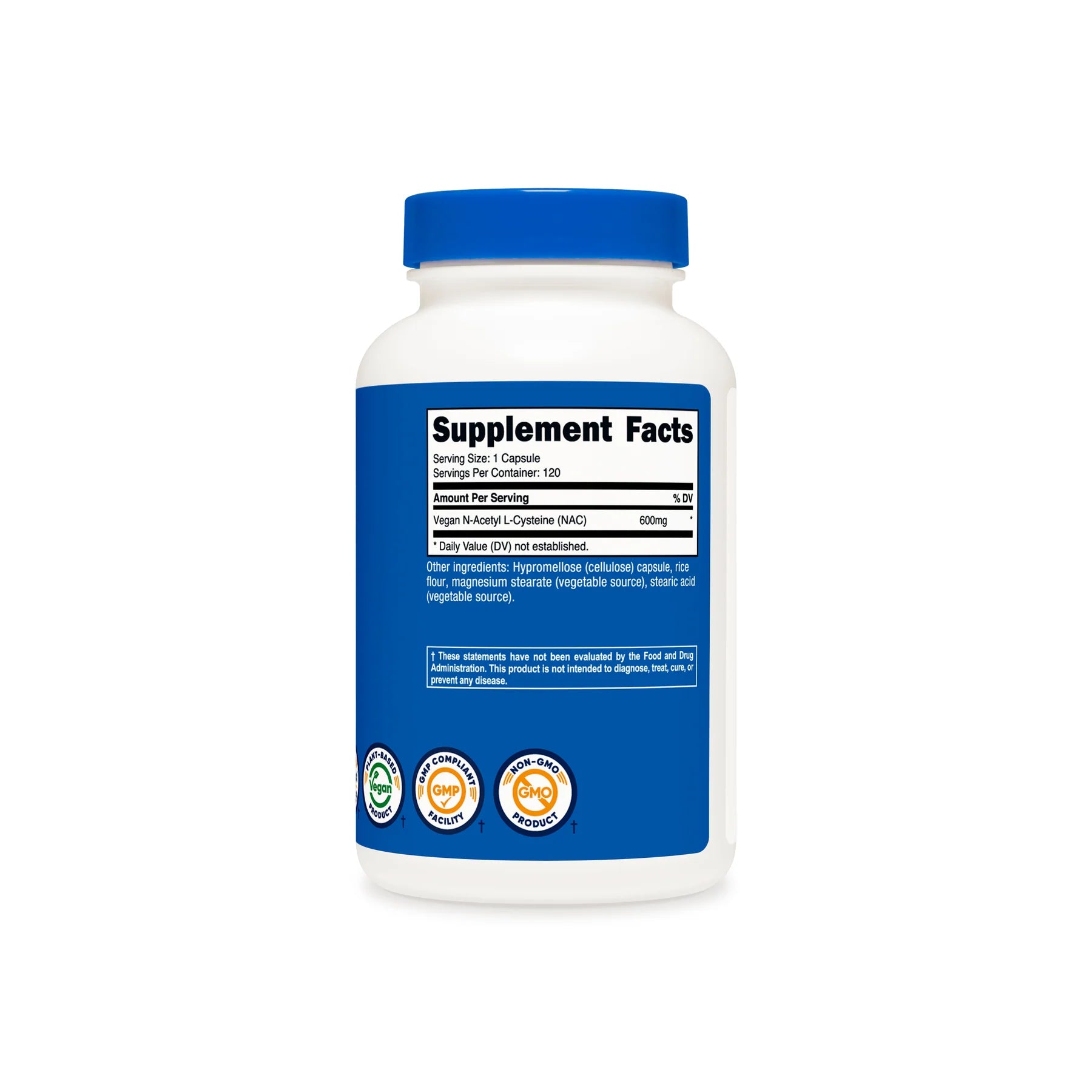 뉴트리코스트 NAC 600 mg 캡슐 –글루타치온 전구체로 알려진 항산화 성분