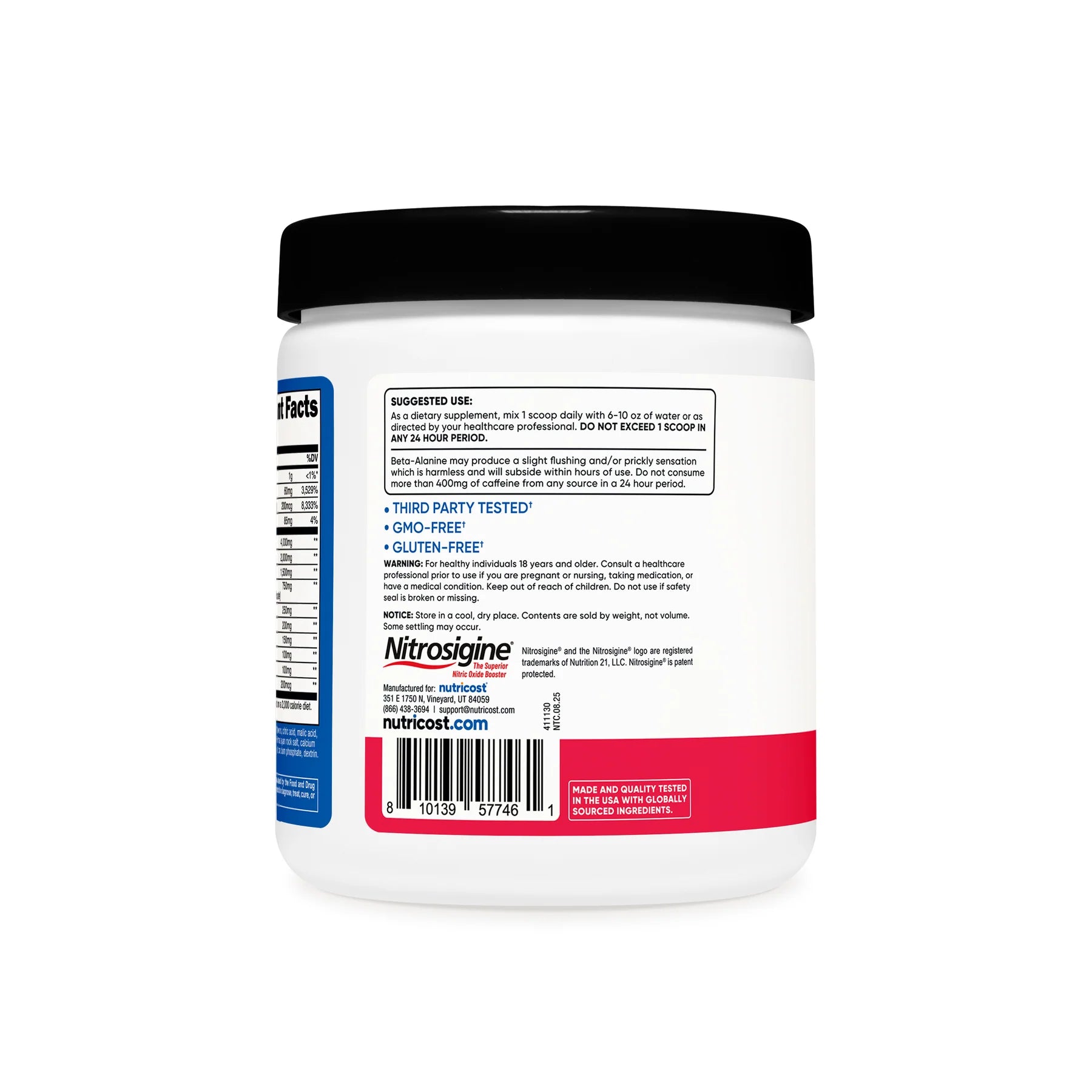 뉴트리코스트 프리엑스 프리워크아웃 파우더 – 에너지·펌핑 지원