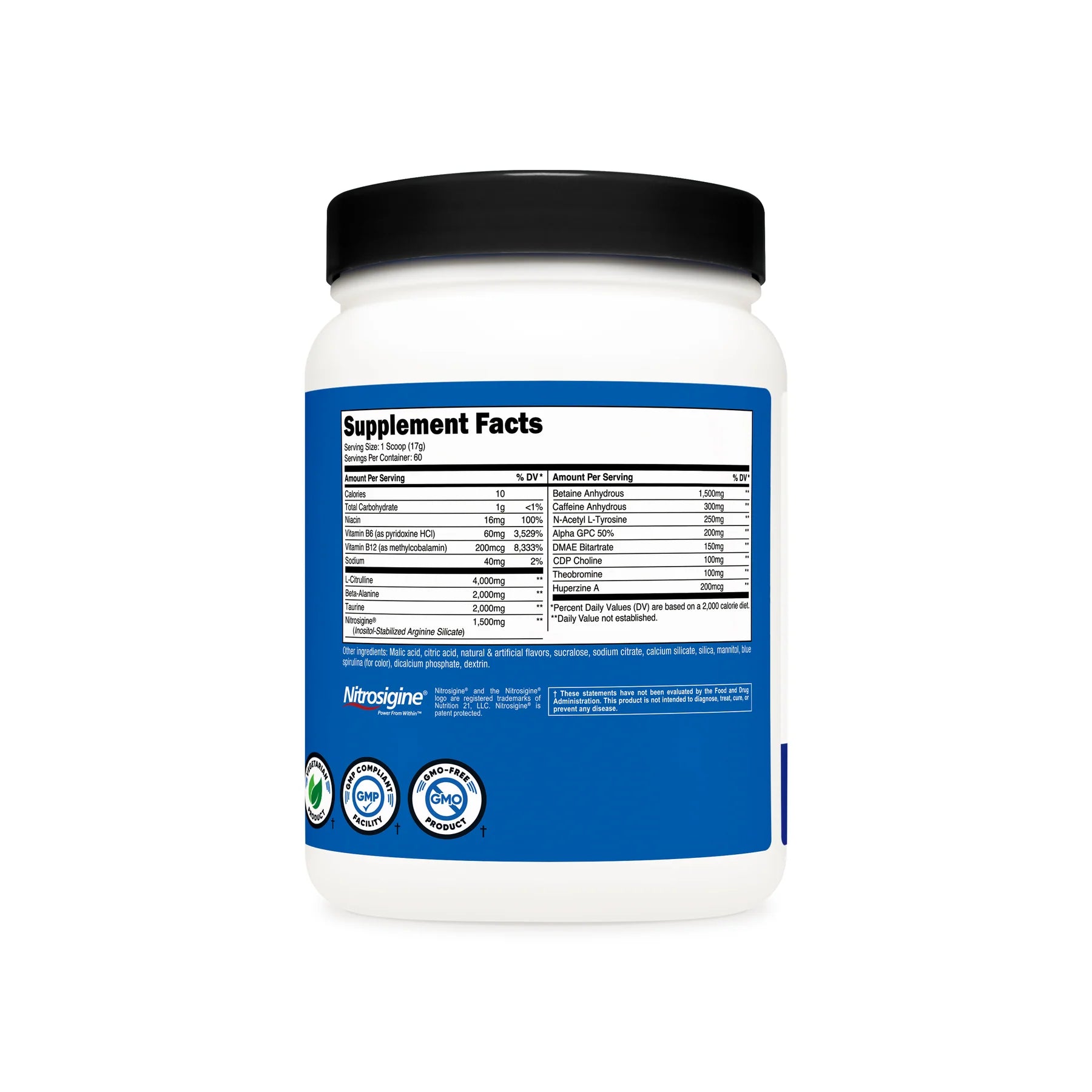 뉴트리코스트 프리엑스 프리워크아웃 파우더 – 에너지·펌핑 지원