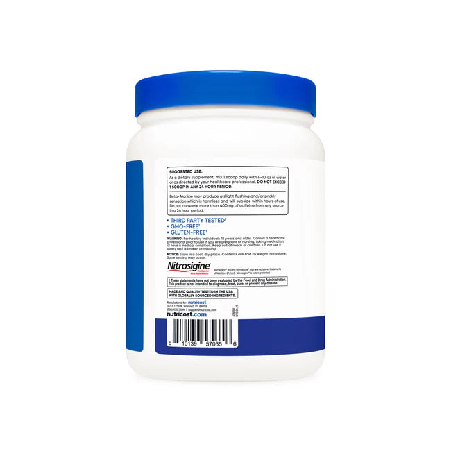 뉴트리코스트 프리워크아웃 컴플렉스 - 운동 전 퍼포먼스 향상과 집중·펌핑을 지원하는 프리워크아웃 컴플렉스