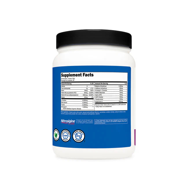 뉴트리코스트 프리엑스 프리워크아웃 파우더 – 에너지·펌핑 지원