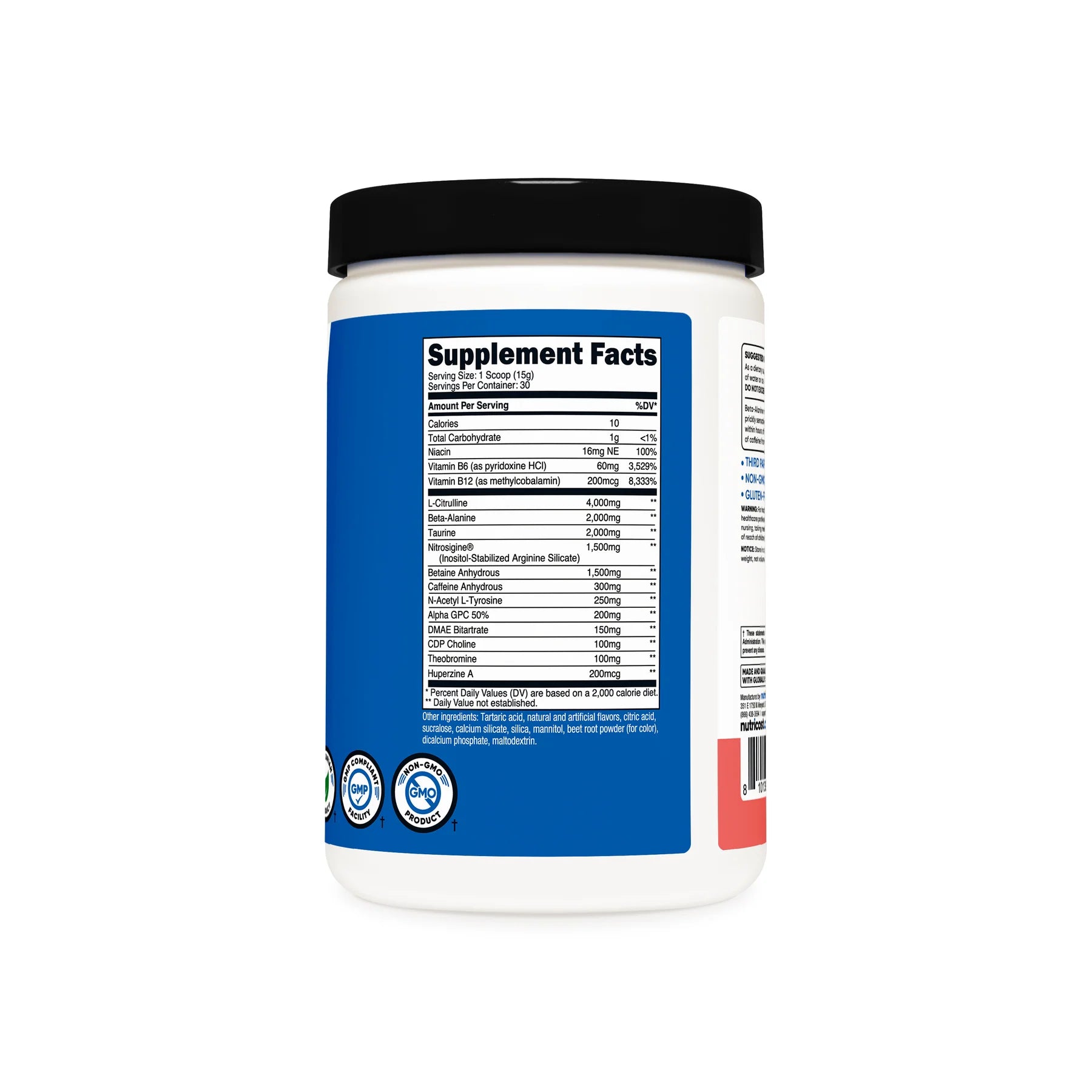 뉴트리코스트 프리엑스 프리워크아웃 파우더 – 에너지·펌핑 지원