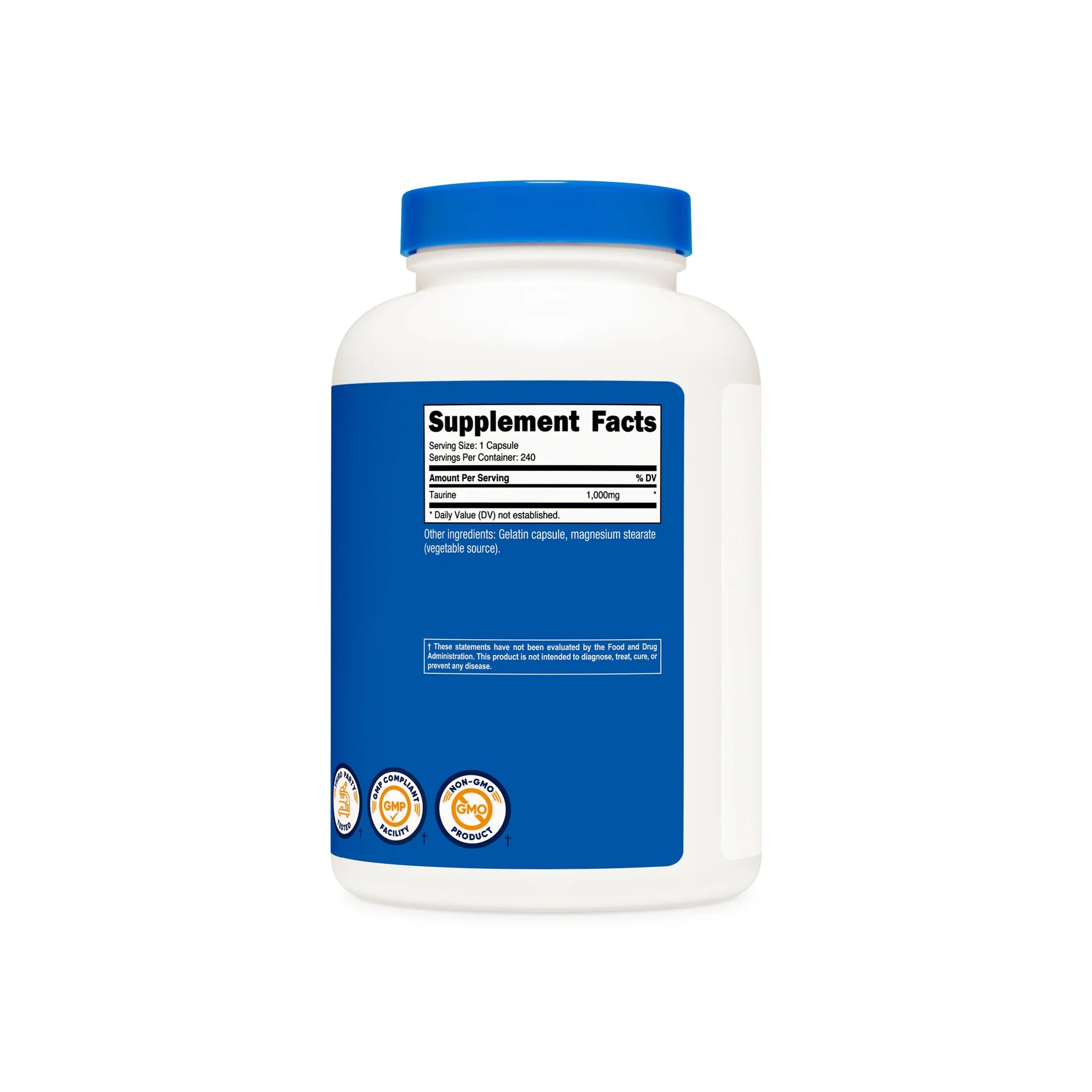 뉴트리코스트 타우린 캡슐 – 심혈관 건강과 컨디션 관리를 위한 아미노산