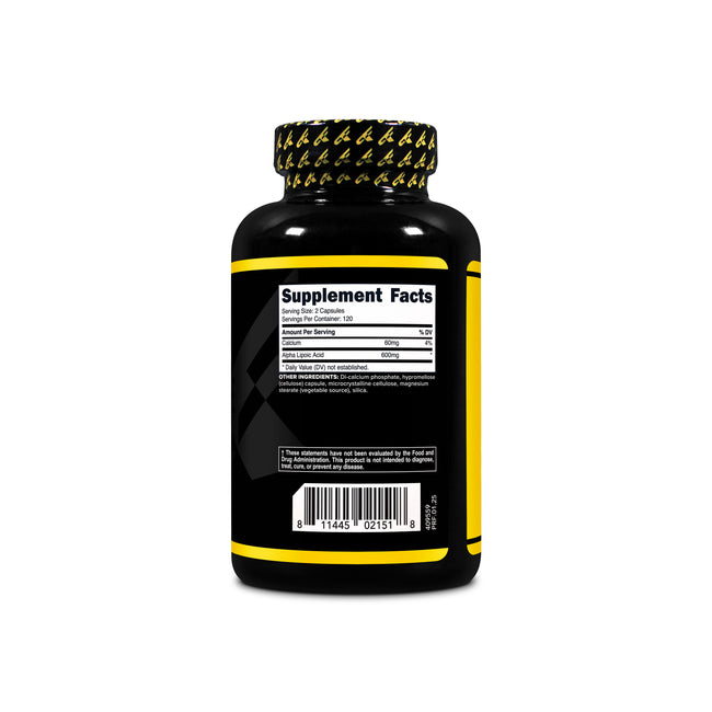 프리마포스 알파 리포산 600mg 240캡슐 – 항산화 및 혈당 관리용 ALA 단일 성분 캡슐