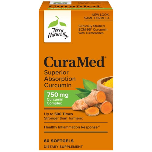 테리 내추럴리 큐라메드 슈페리어 앱소프션 커큐민 750mg – 고흡수 커큐민을 사용해 염증 반응 완화와 관절·전신 통증 관리에 초점을 둔 포뮬러
