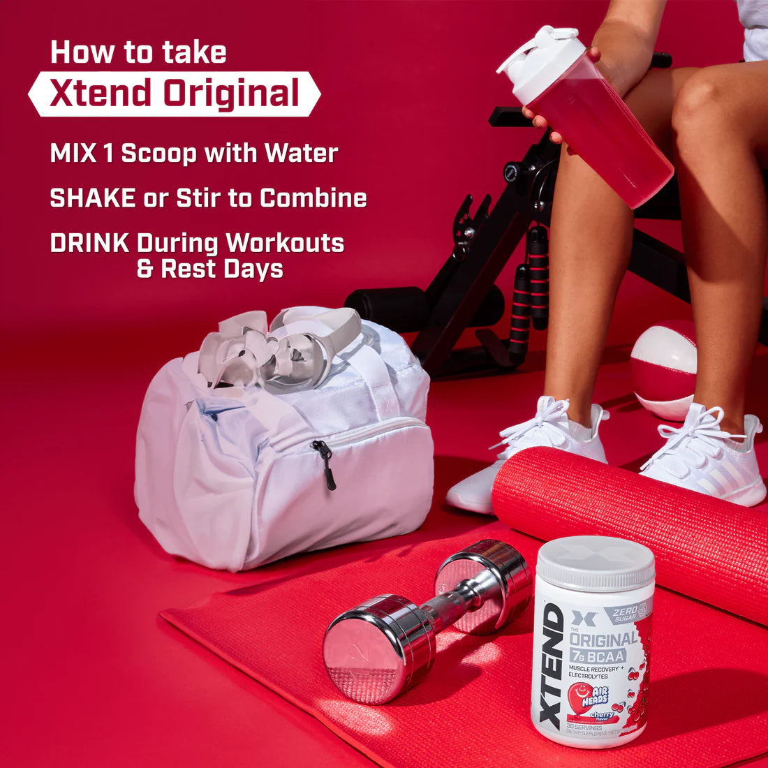 엑스텐드 오리지널 BCAA 파우더 – 근지구력·회복 지원 아미노산
