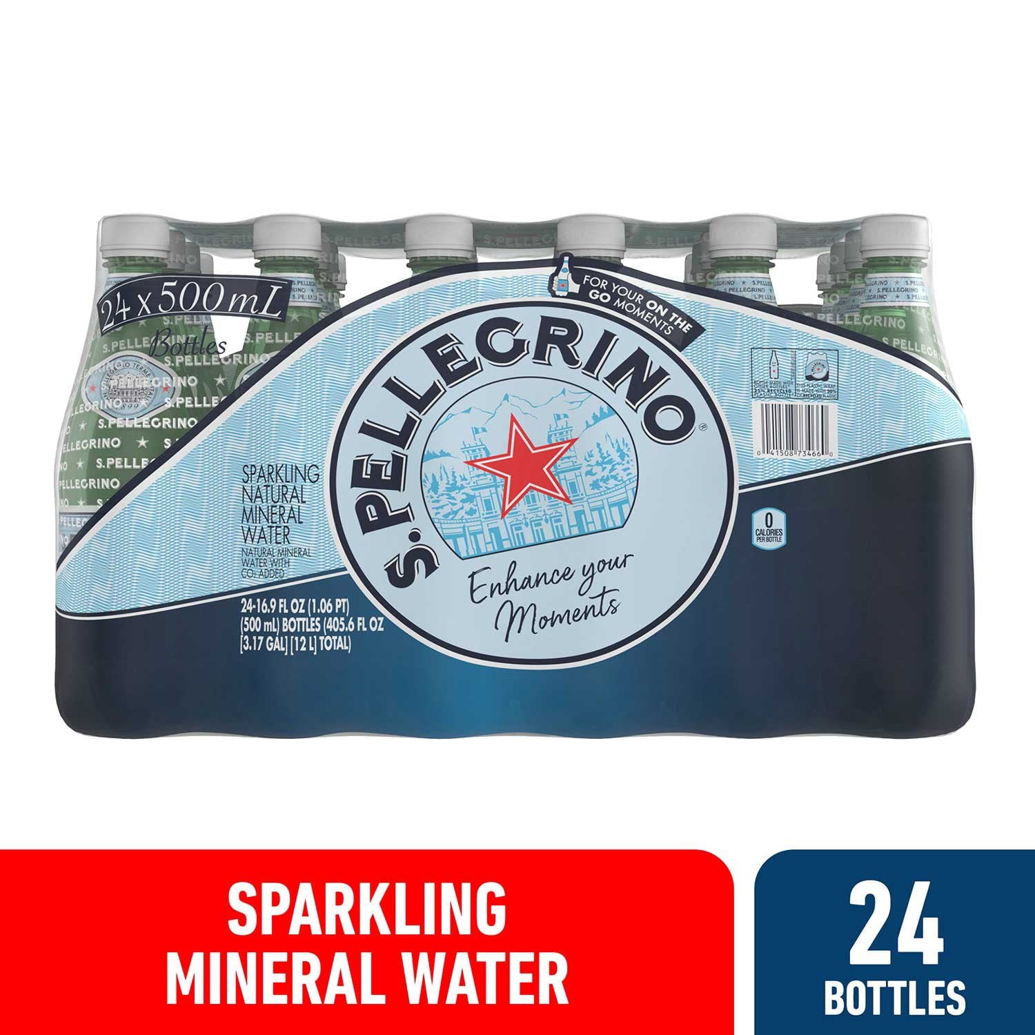 산 펠레그리노 스파클링 미네랄 워터 16.9 fl. oz × 24 – 이탈리아 대표 미네랄 탄산수
