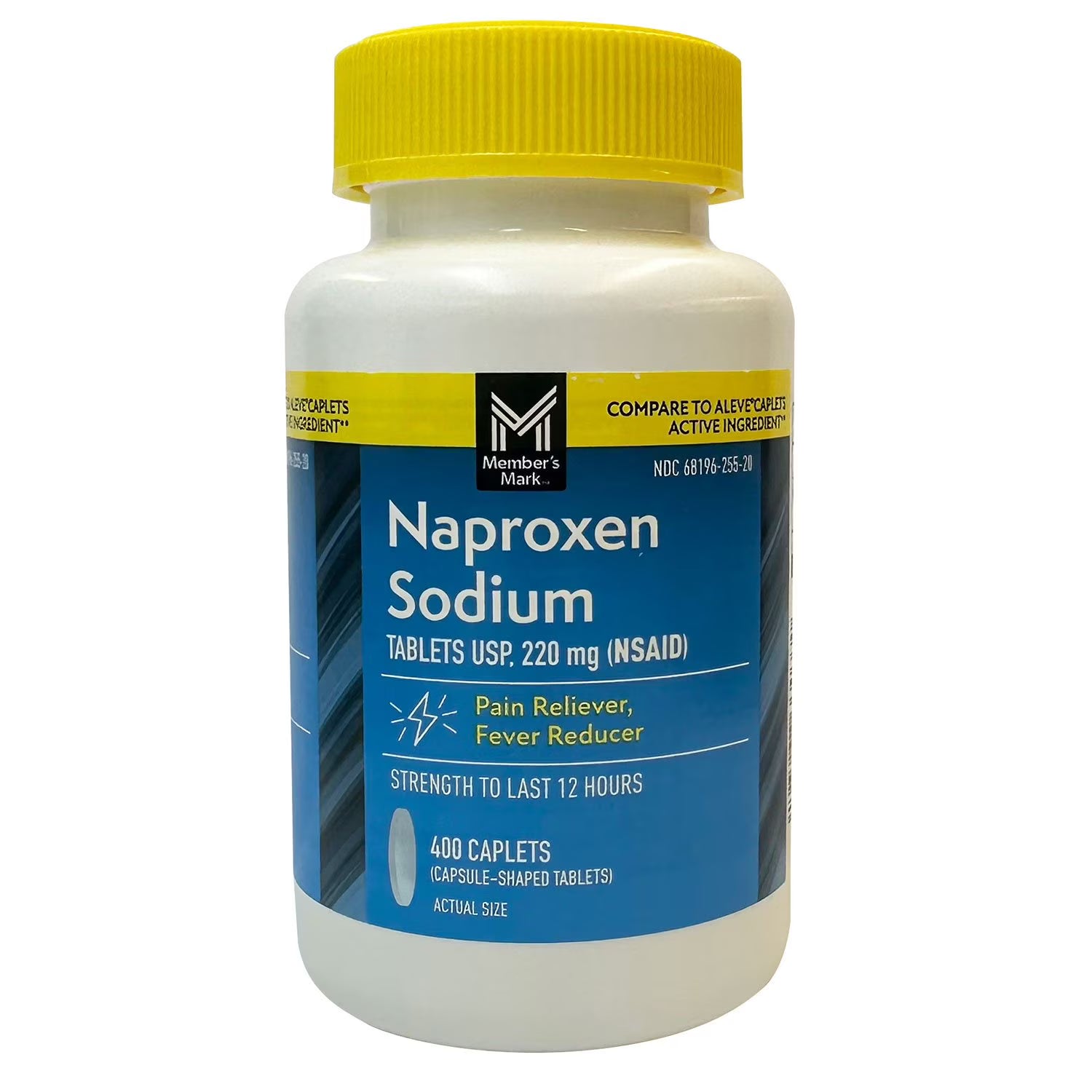 멤버스마크 나프록센 소듐 220mg 관절통 근육통 생리통 두통 진통 해열제 400정 Member's Mark Naproxen Sodium