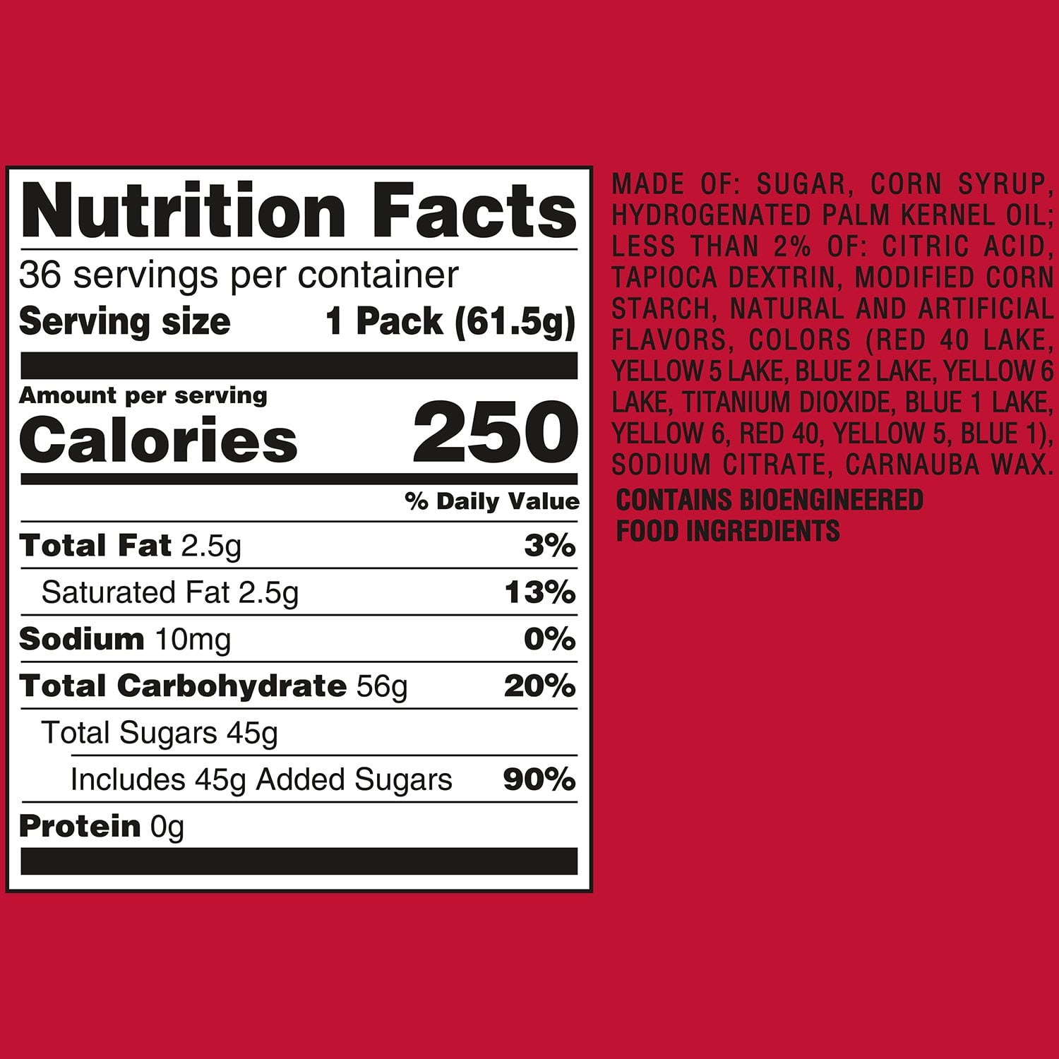 스키틀즈 오리지널 2.17 oz × 36 pk – 과일맛 풀사이즈 캔디