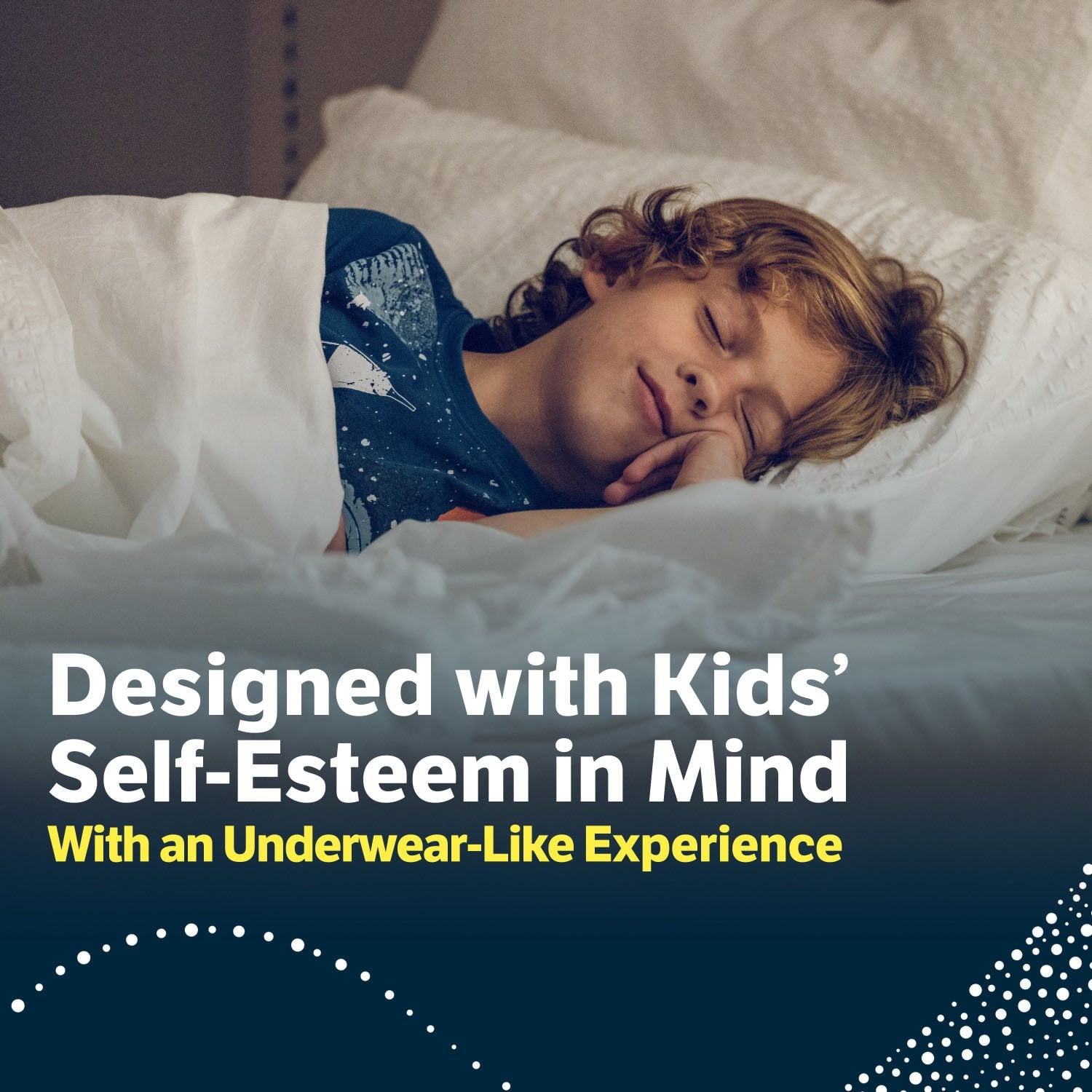 굿나이츠 나이트타임 보이즈 팬티 XS–XXL — 야간용 완전흡수 기저귀