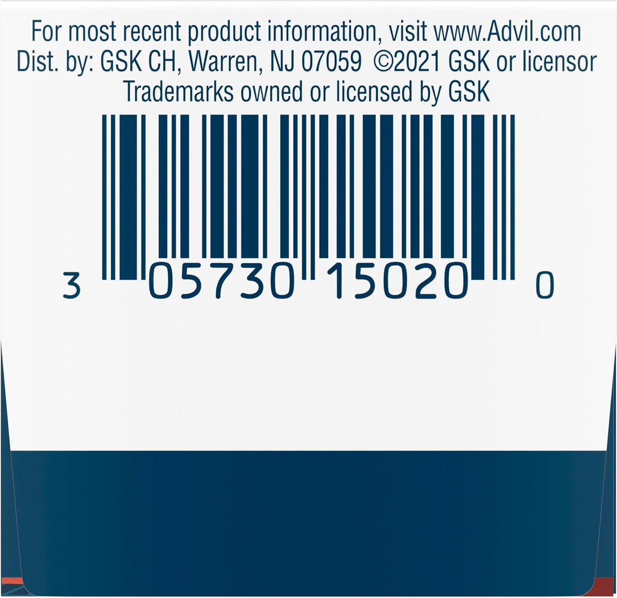 애드빌 이부프로펜 200mg 코팅정 24정 실제 UPC 305730150200 바코드