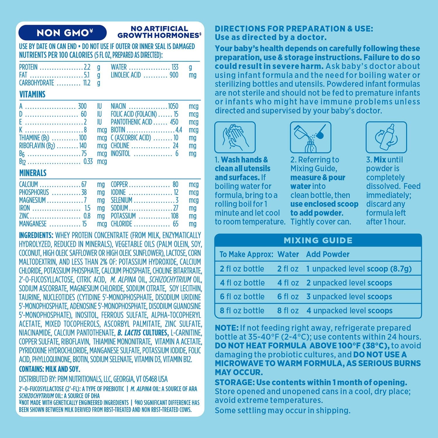 닥터브라운 젠틀프로 철분 강화 분유 38oz – 소화 편안·장 건강 지원