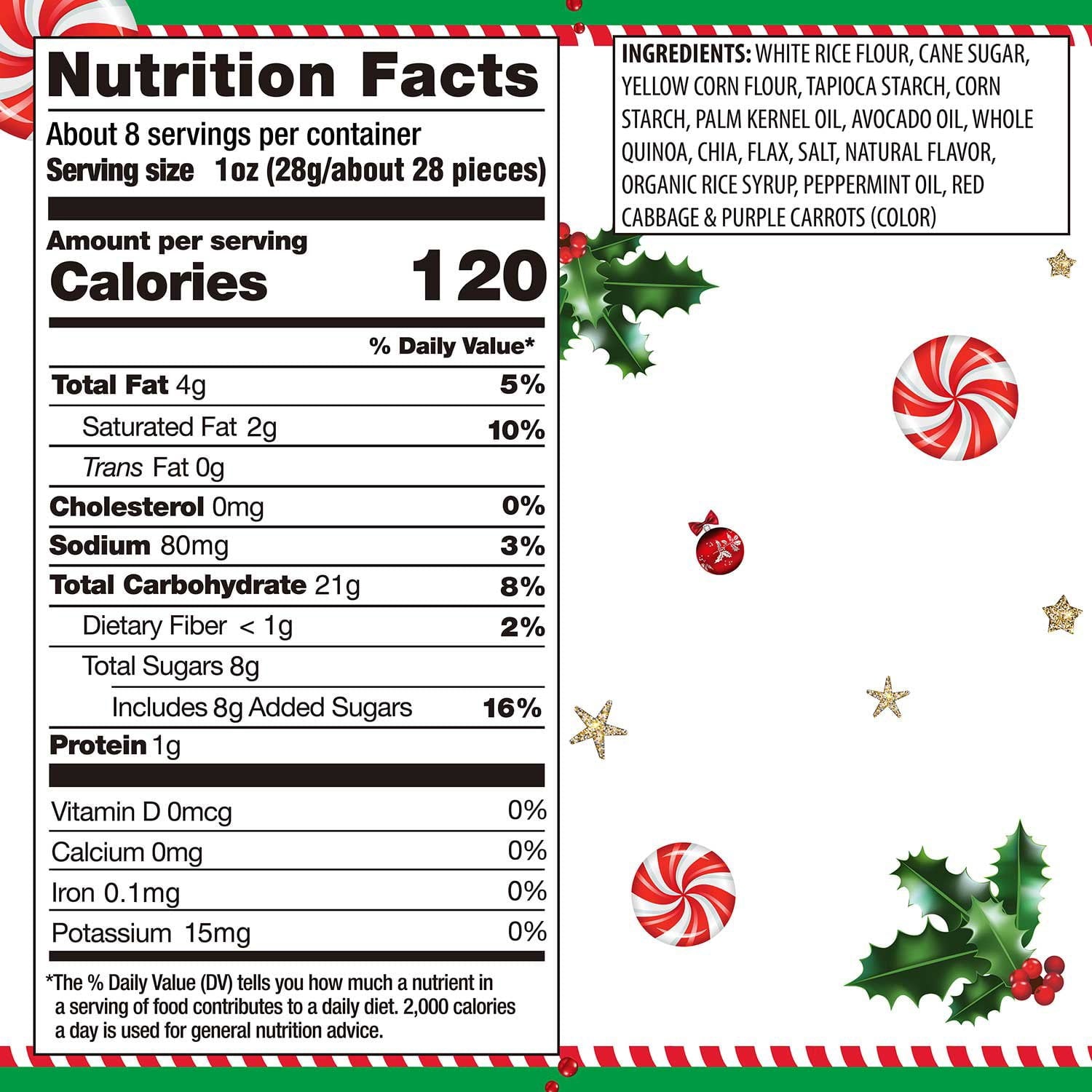 드리즐리셔스 페퍼민트 미니 라이스케익 – 8oz