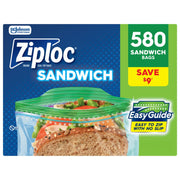 지퍼락 샌드위치백 이지오픈탭 580매